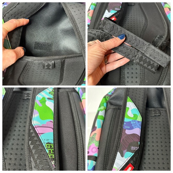 Sprayground Unisex Diablo Flexing On You DLXSV Backpack 910B7338NSZ Multicolor - Picture 3 of 16